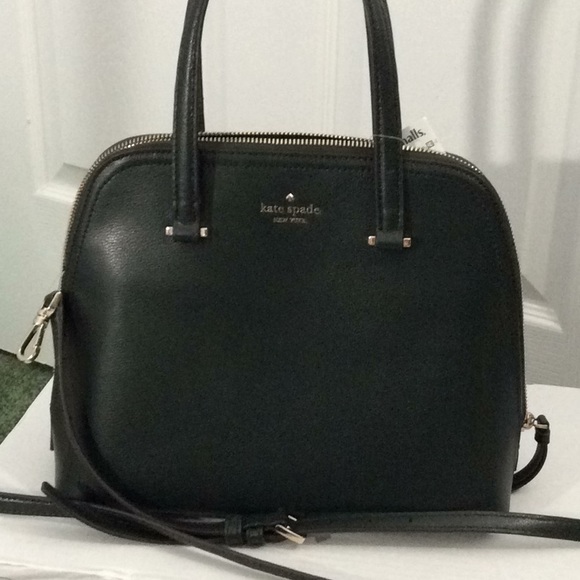 kate spade Handbags - Kate Spade Medium Dome Satchel Spruce Green Bag